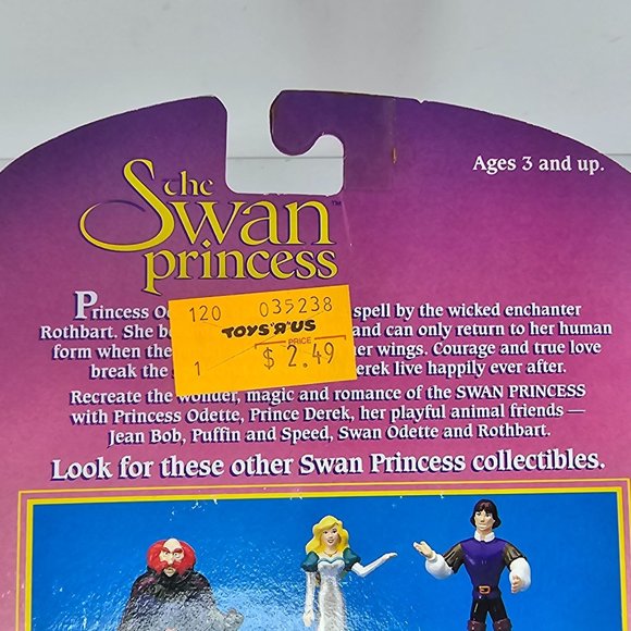 Vintage Tyco The Swan Princess Jean-Bob Speed Miniature Figure Cake Topper 1994 - Picture 9 of 9